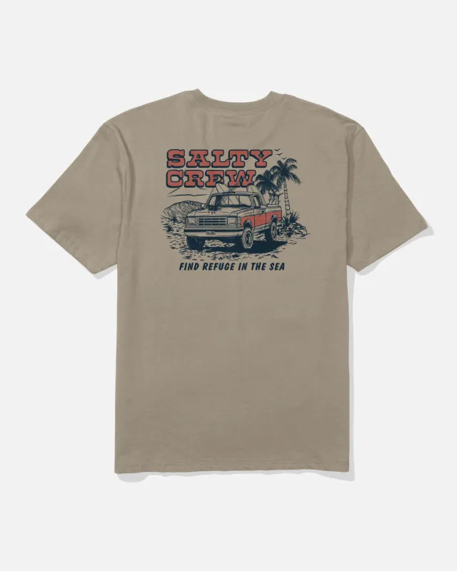 Salty Crew Truck Stop Classic Tee - Twig sold by Sun Diego Boardshops