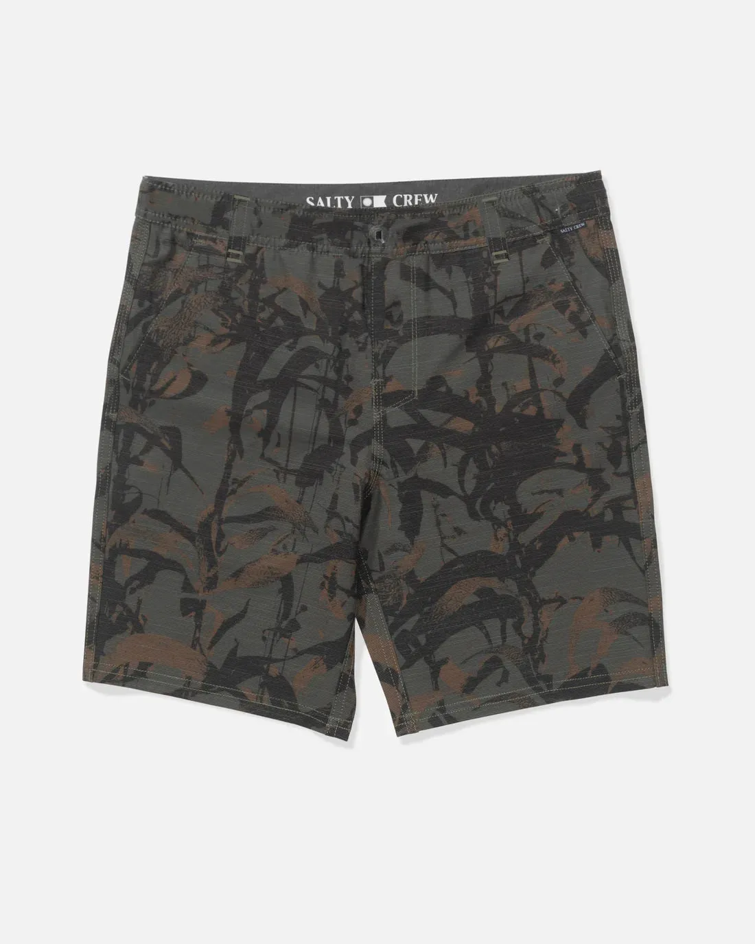 Salty Crew Drifter 19" Slub Hybrid Short - Kelp Camo sold by Sun Diego Boardshops