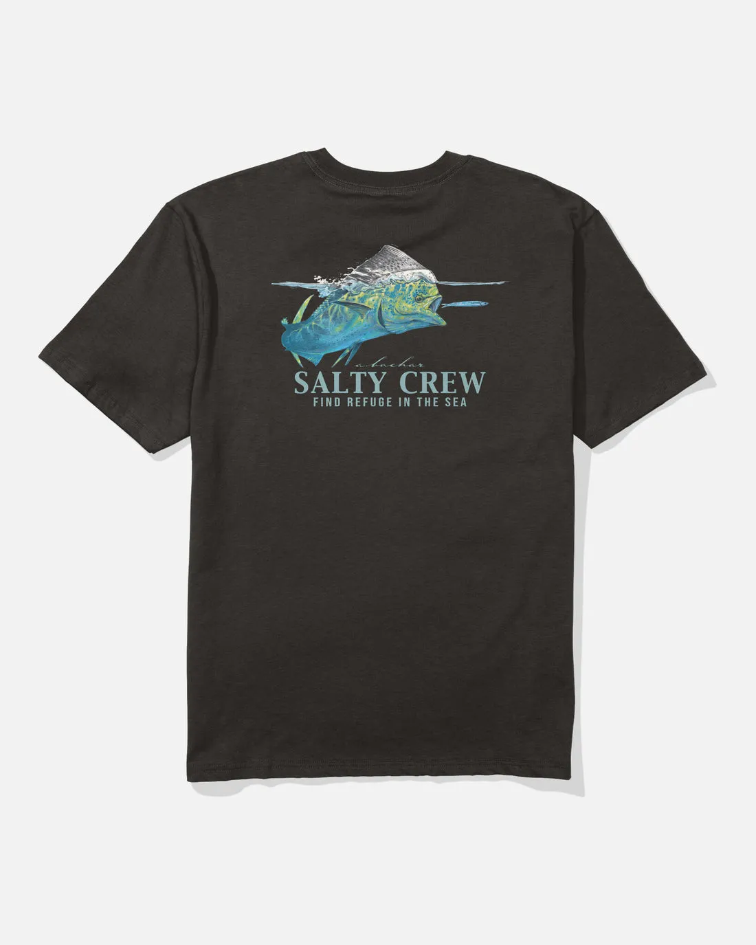 Salty Crew Mahi Surface Classic Tee - Black sold by Sun Diego Boardshops