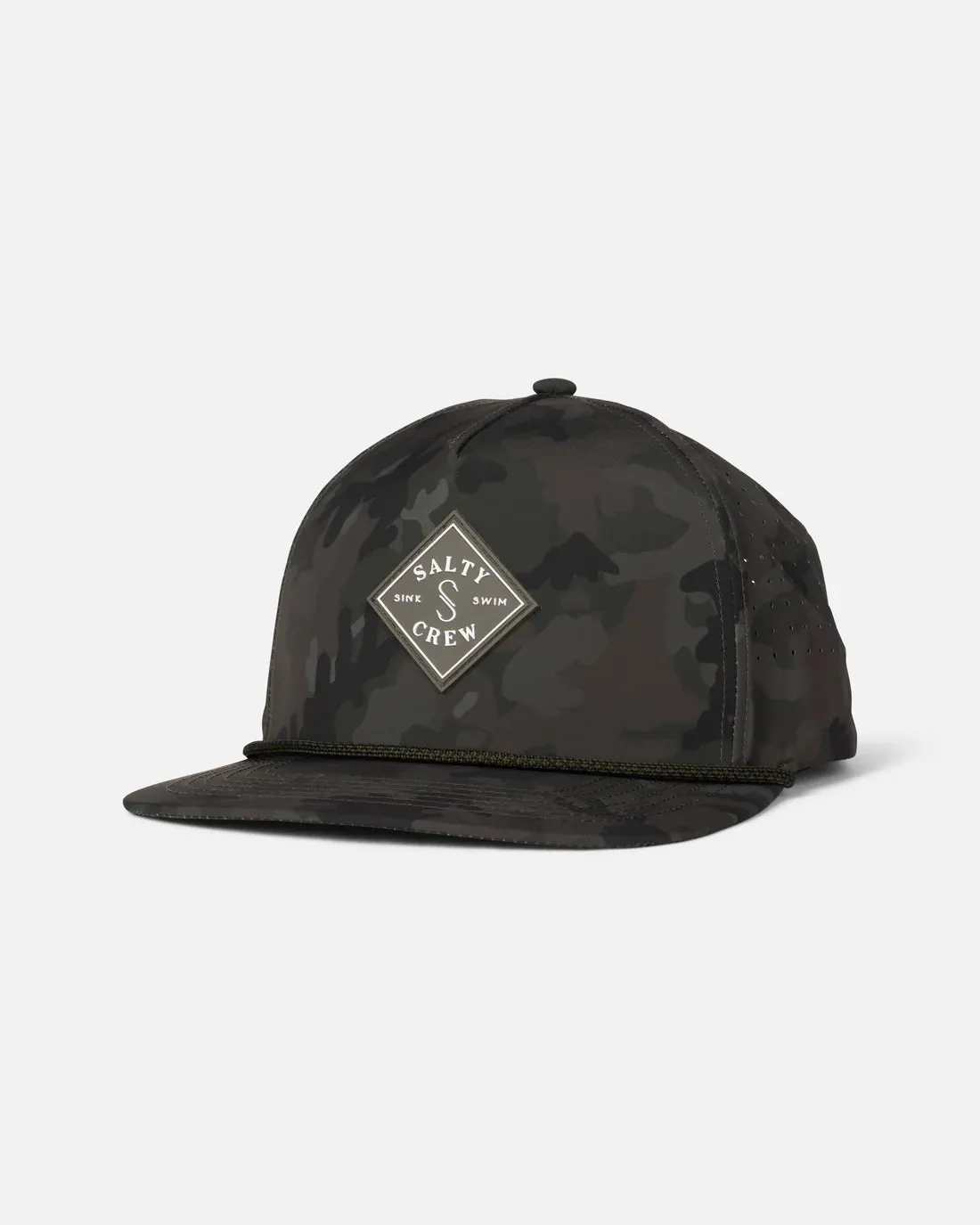 Salty Crew Long Range Snapback - Camo sold by Sun Diego Boardshops