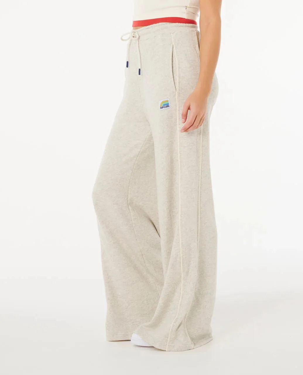 Rip Curl Surf Side Spliced Wide Leg Pant - Grey Marle sold by Sun Diego Boardshops product image thumbnail 2