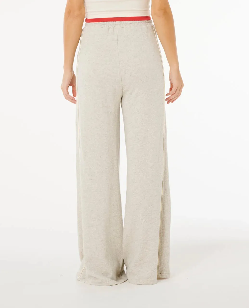 Rip Curl Surf Side Spliced Wide Leg Pant - Grey Marle sold by Sun Diego Boardshops product image thumbnail 3