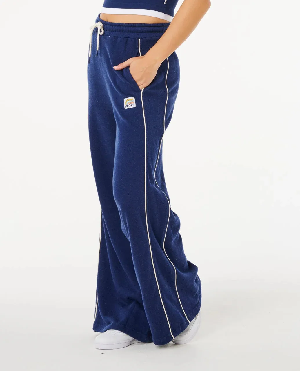 Rip Curl Surf Side Spliced Wide Leg Pant - Dark Navy sold by Sun Diego Boardshops product image thumbnail 2