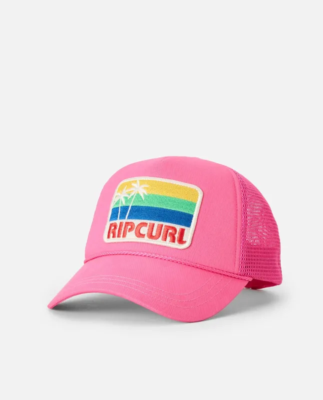 Rip Curl Mixed Revival Trucker Hat - Hot Pink 0597 sold by Sun Diego Boardshops