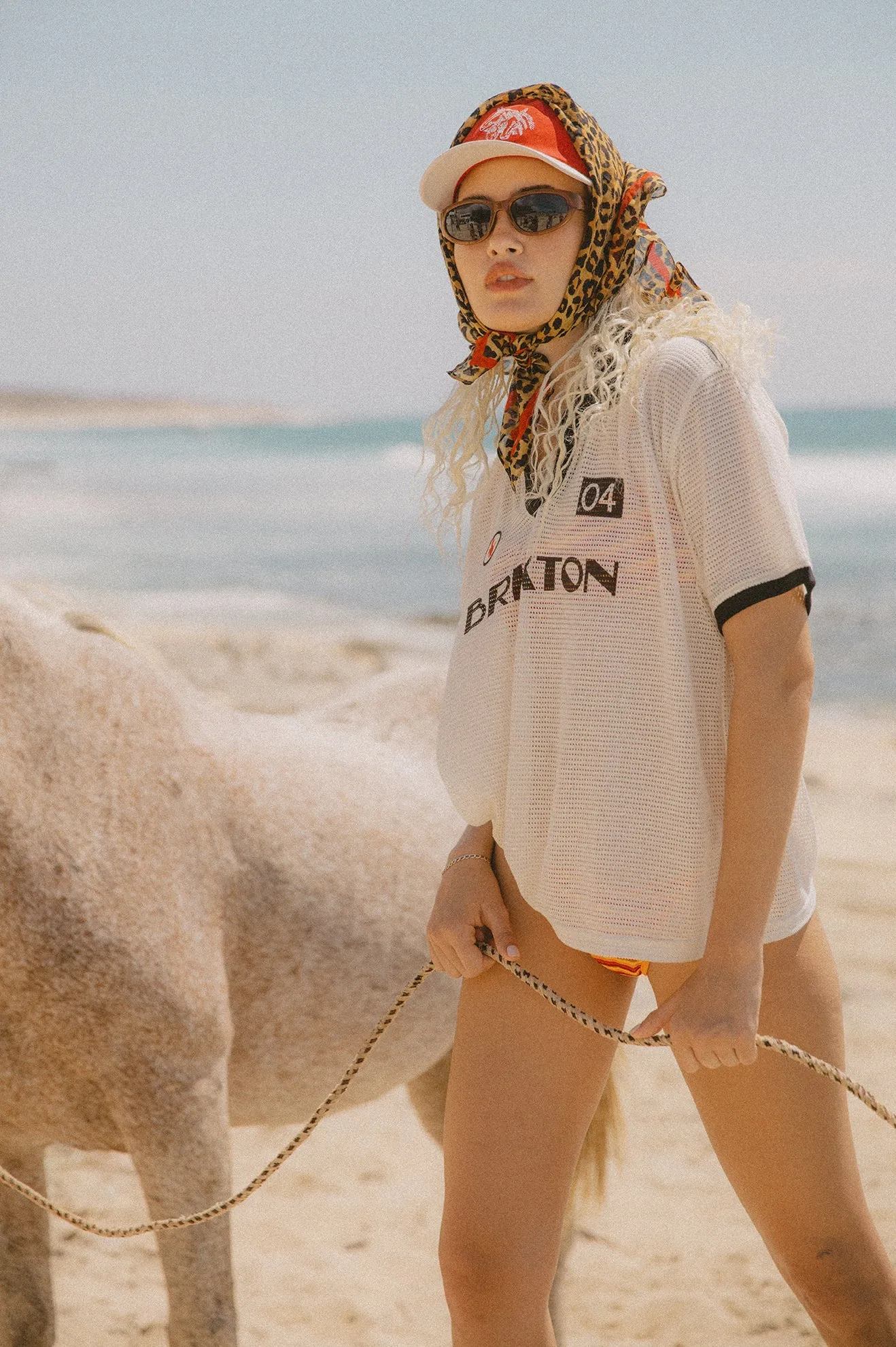 Brixton Varsity T-Shirt - Off White/Black sold by Sun Diego Boardshops