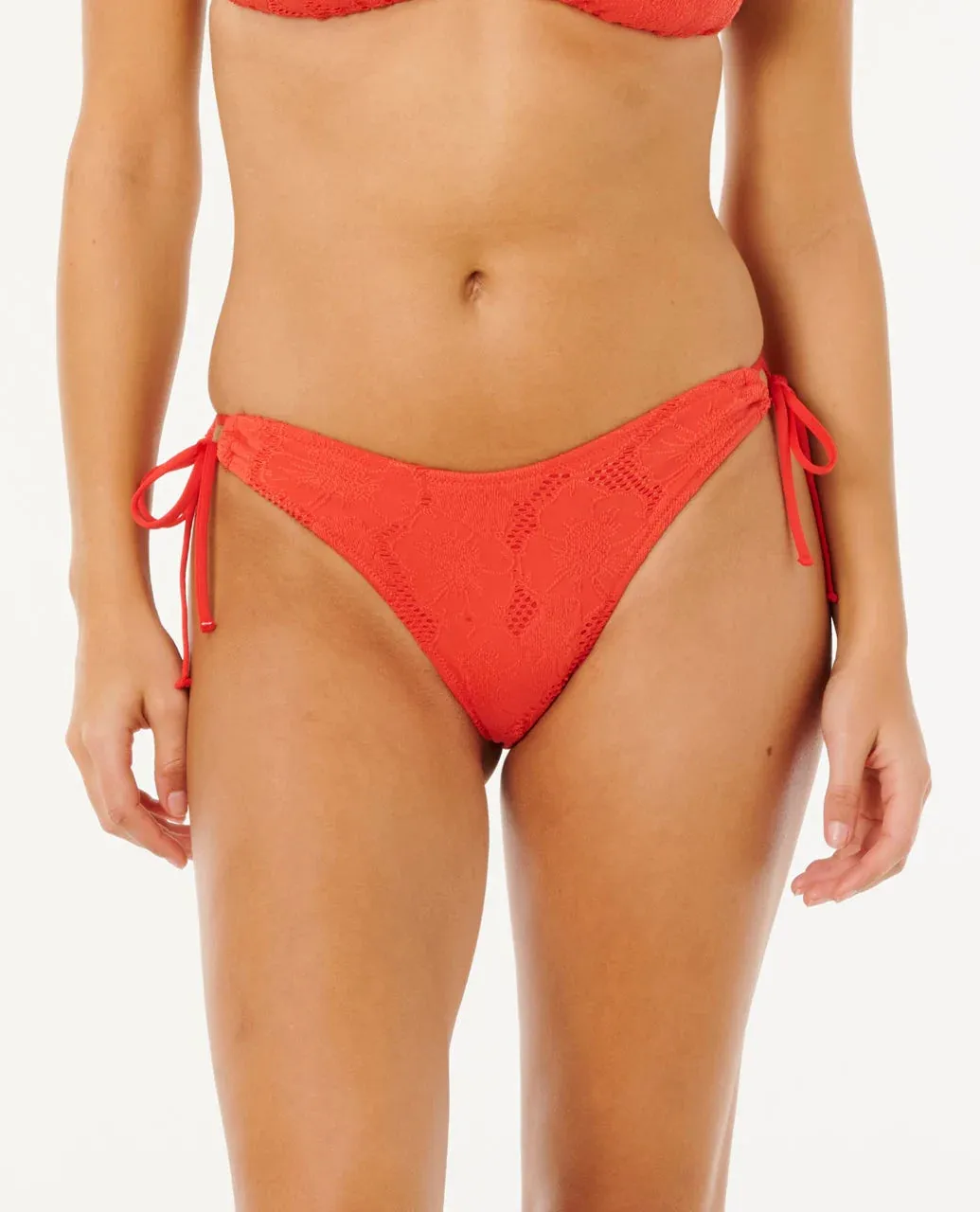 Rip Curl Oasis Skimpy Coverage Bikini Bottom - Red 0040 sold by Sun Diego Boardshops