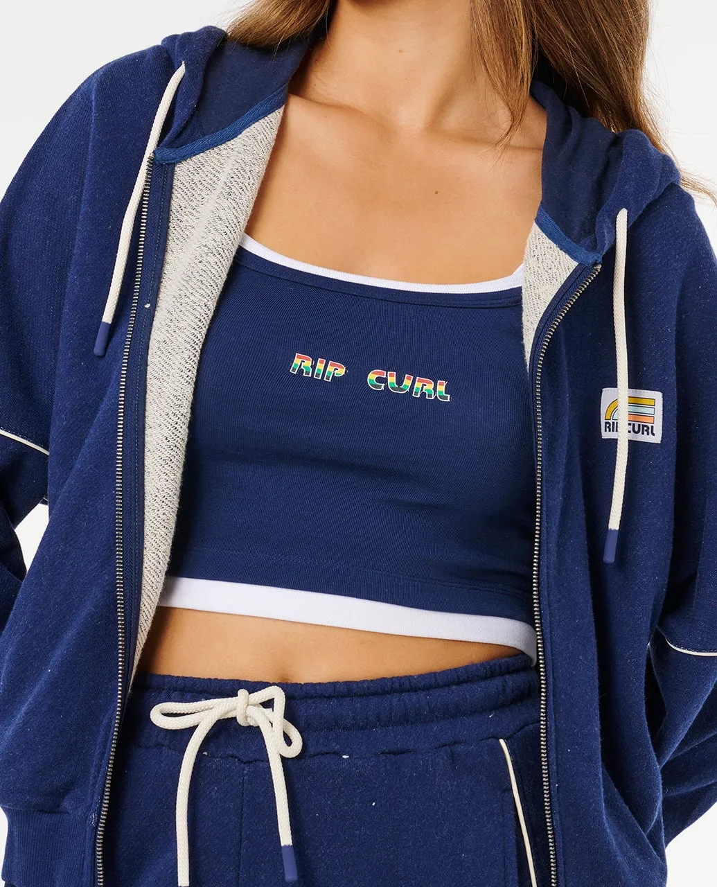 Rip Curl Surf Side Spliced Zip Through - Dark Navy sold by Sun Diego Boardshops product image thumbnail 4