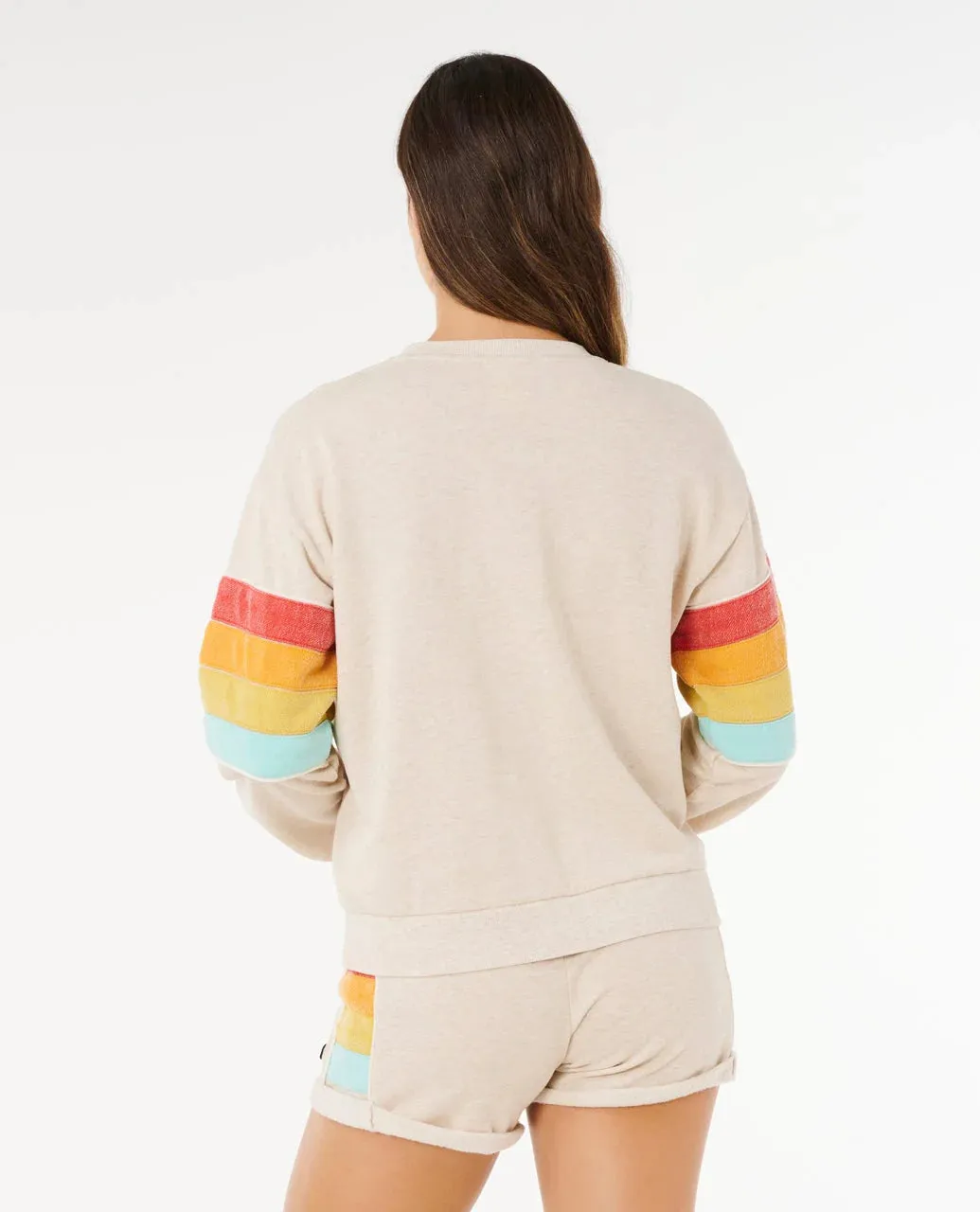 Rip Curl Surf Revival Relaxed Crew - Oatmeal sold by Sun Diego Boardshops product image thumbnail 3