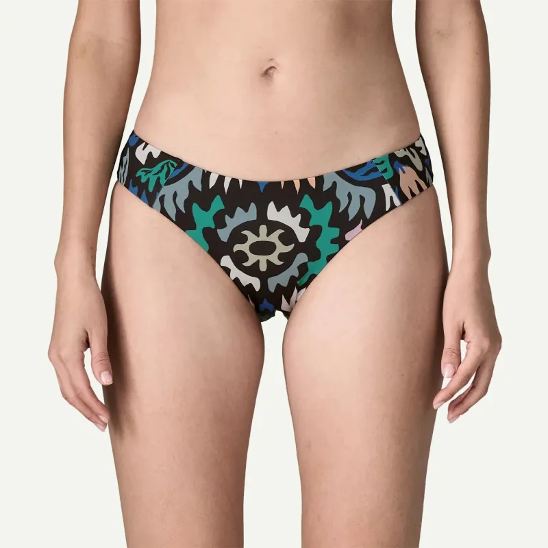 Patagonia Sunamee Bikini Bottoms - Kaleido: Black sold by Sun Diego Boardshops