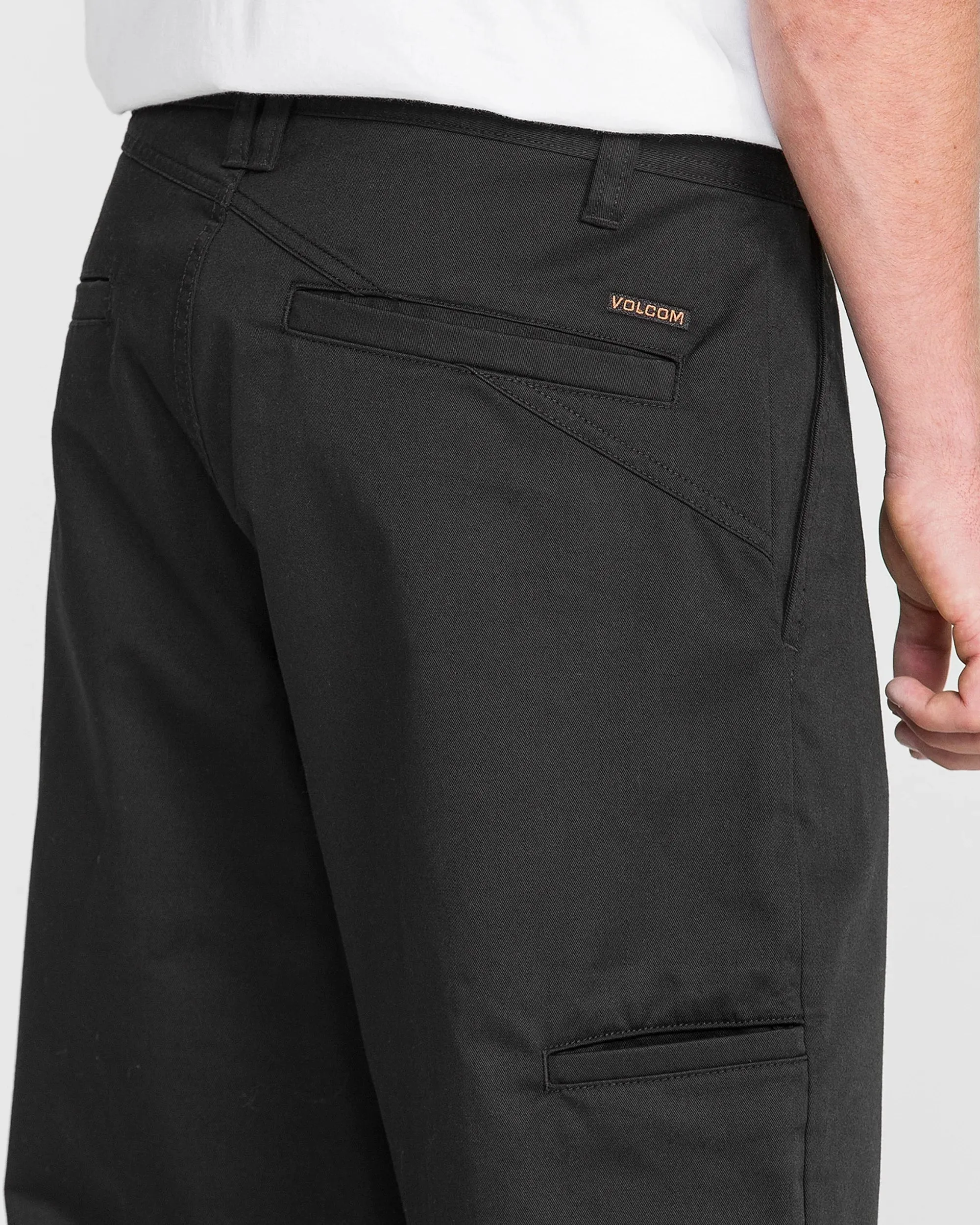 Volcom Frickin Relaxed Chino Pants - Black sold by Sun Diego Boardshops product image thumbnail 3