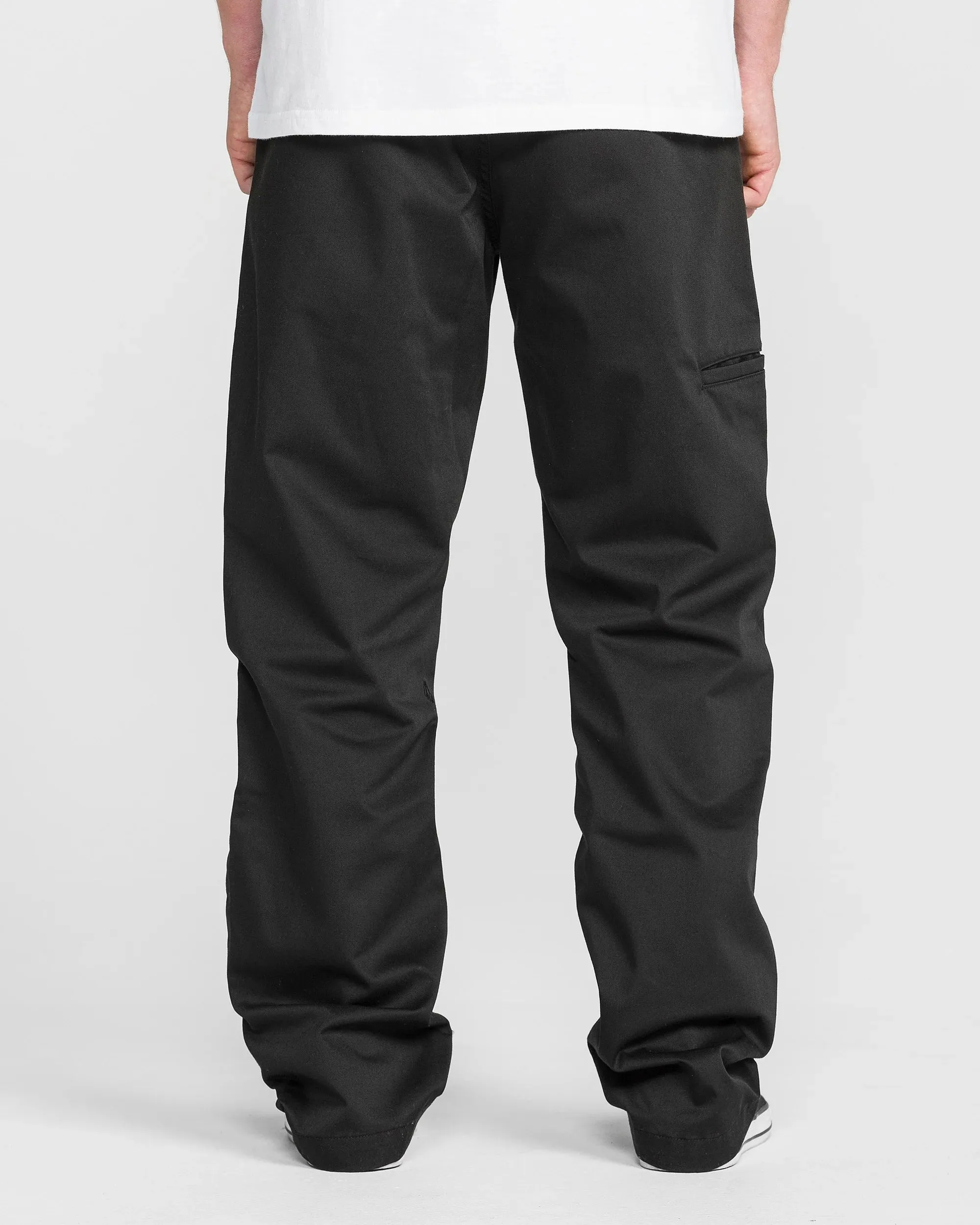 Volcom Frickin Relaxed Chino Pants - Black sold by Sun Diego Boardshops product image thumbnail 2