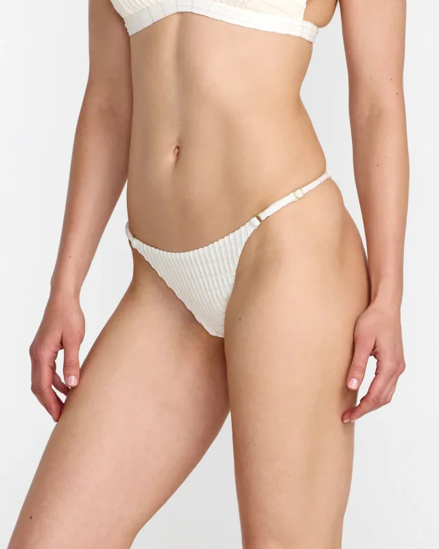 Rvca Beachfront Ultra Skimpy Bikini Bottom - Cloud made by RVCA