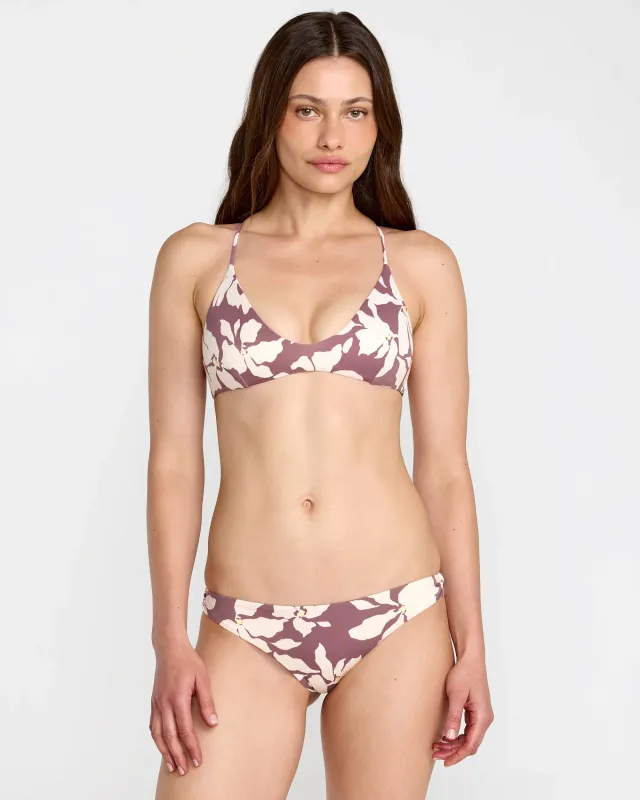 Rvca Something Else Cheeky Bikini Bottom - Terra Brown made by RVCA