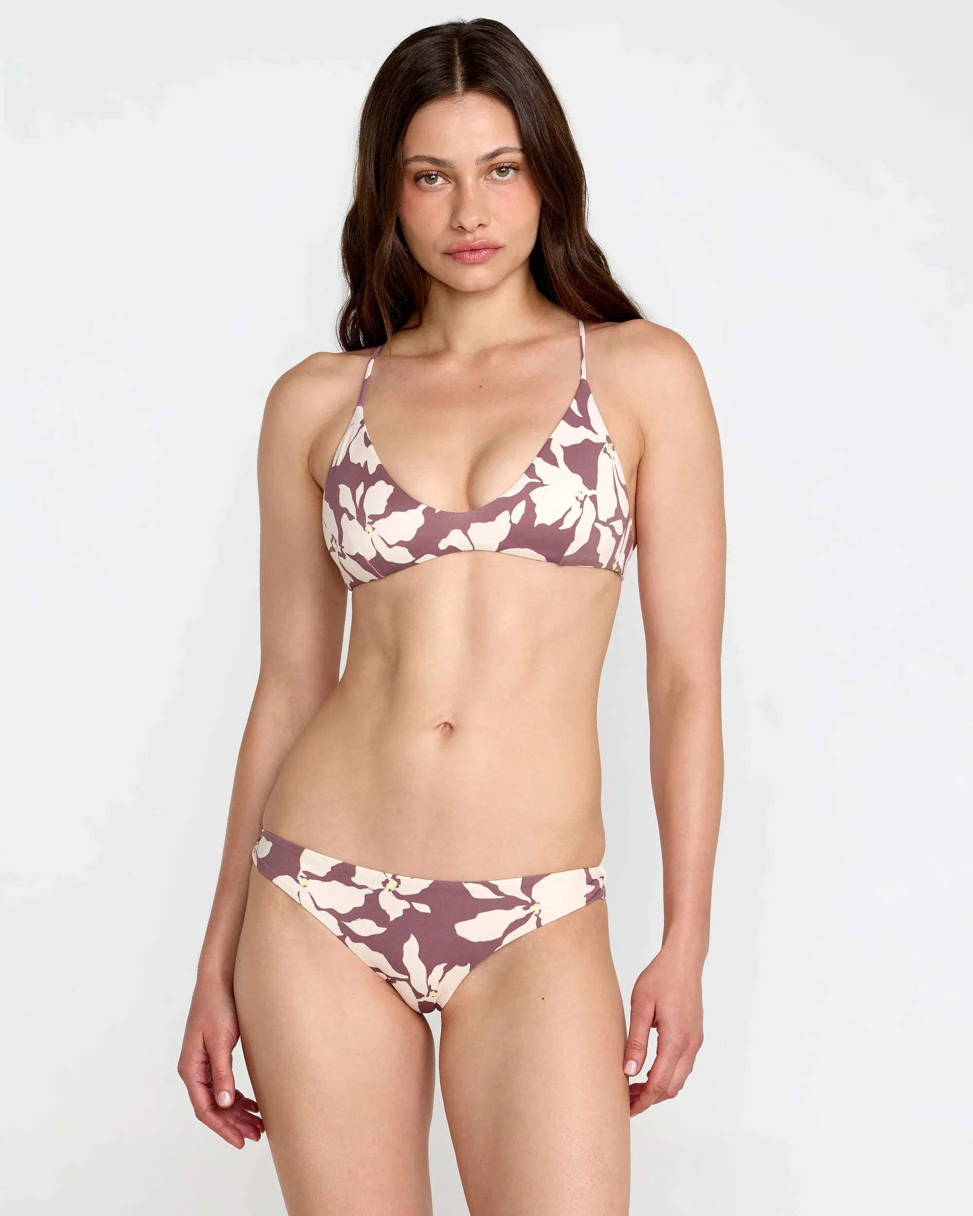 Rvca Something Else Crossback Bikini Top - Terra Brown sold by Sun Diego Boardshops product image thumbnail 3