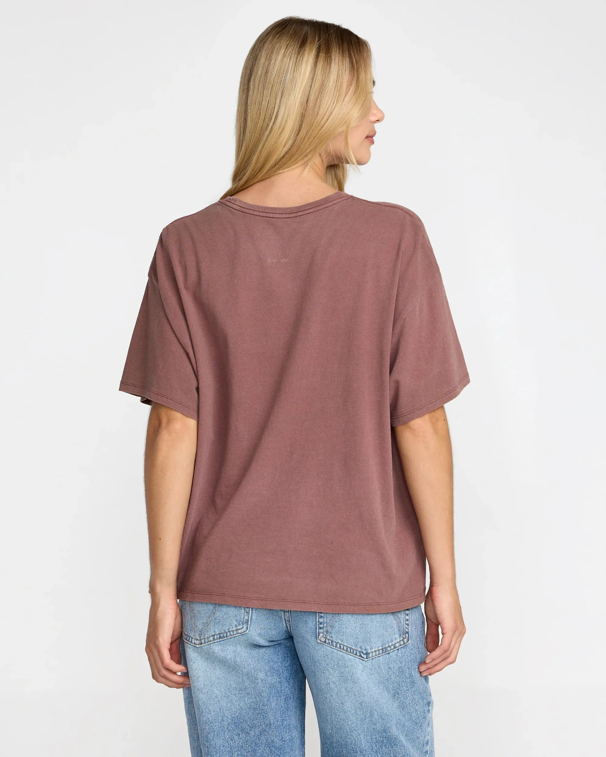 Rvca Move On Bf Tee - Terra Brown sold by Sun Diego Boardshops product image thumbnail 3