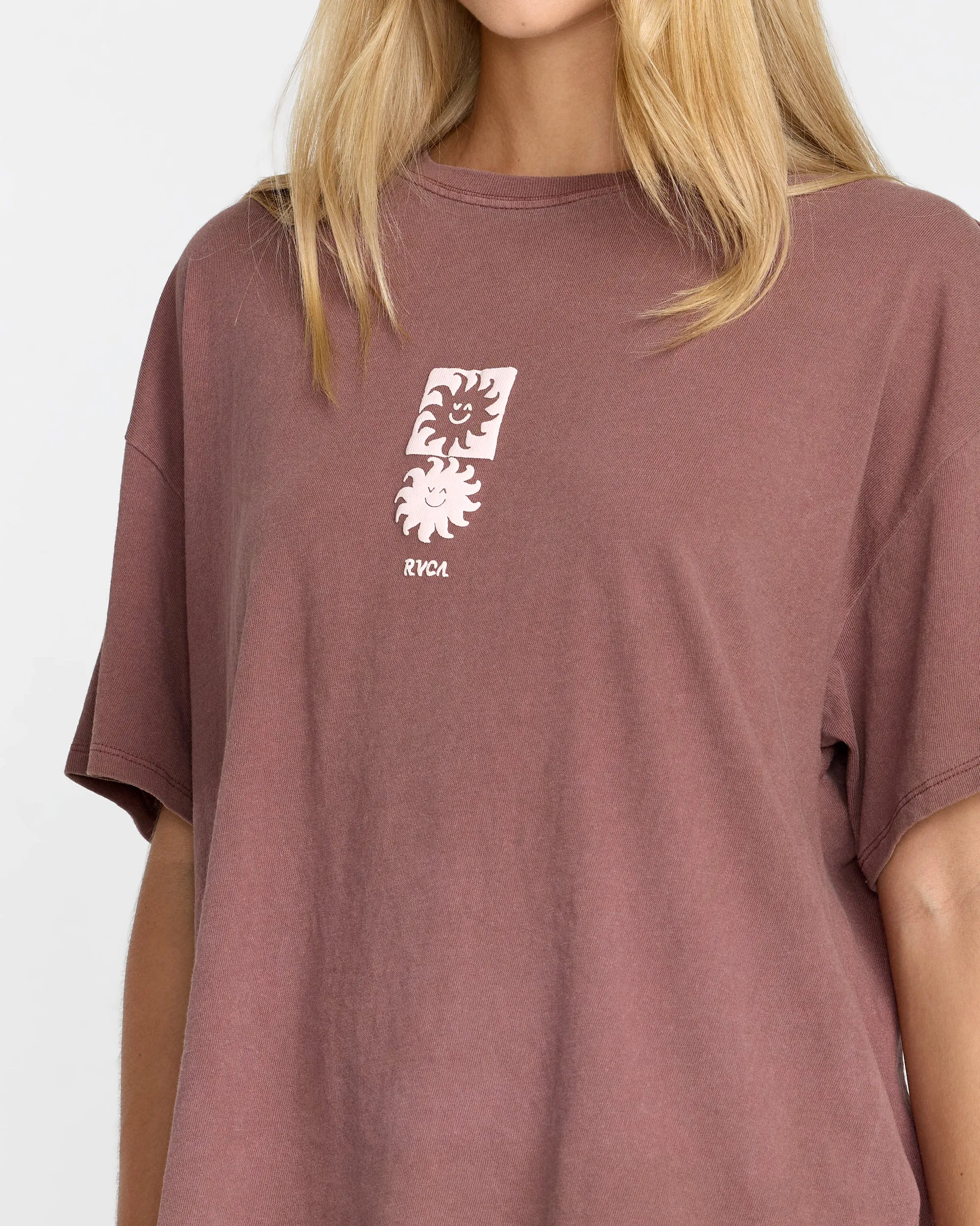 Rvca Move On Bf Tee - Terra Brown sold by Sun Diego Boardshops product image thumbnail 2