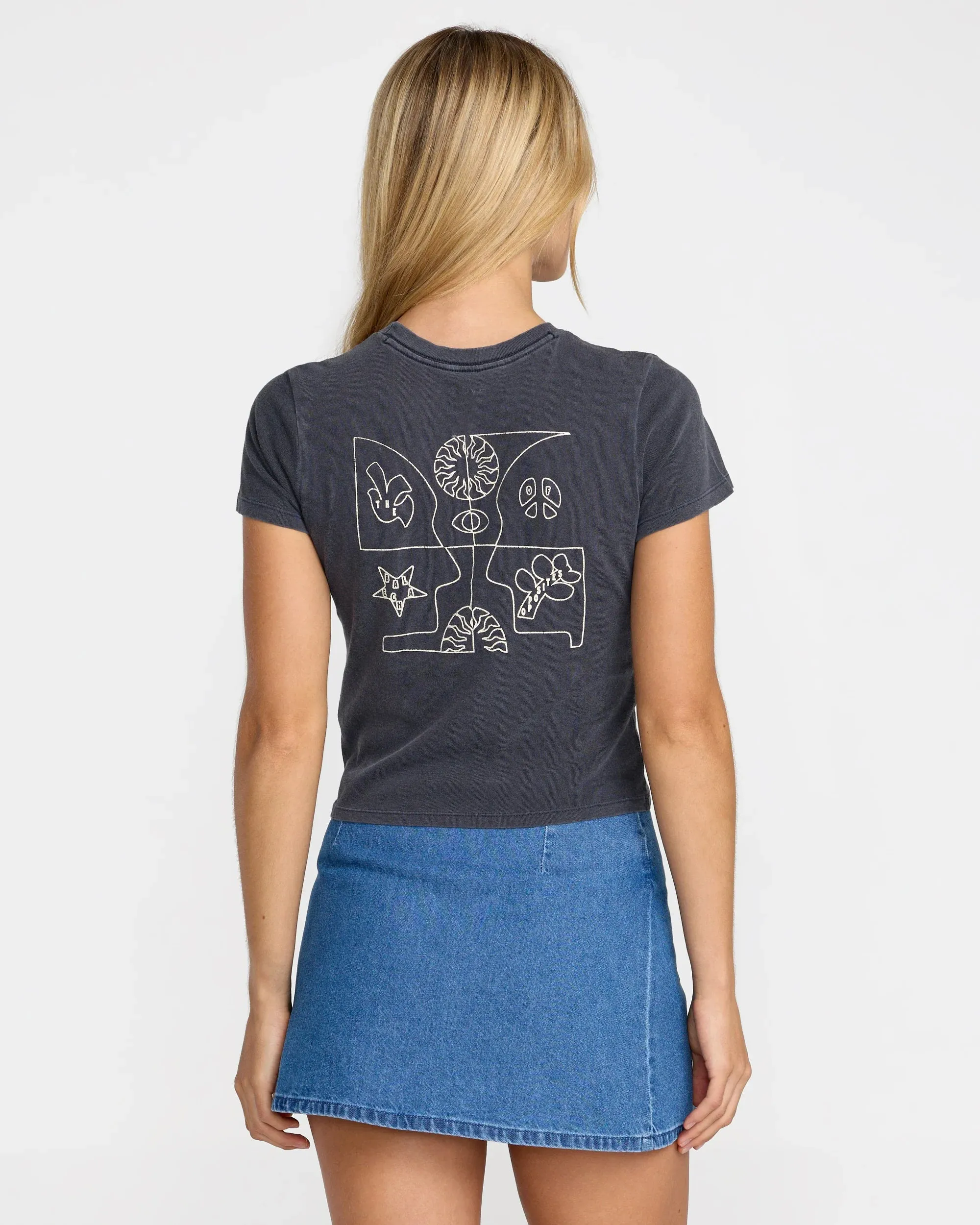 Rvca 413 Tee - Graphite sold by Sun Diego Boardshops product image thumbnail 3