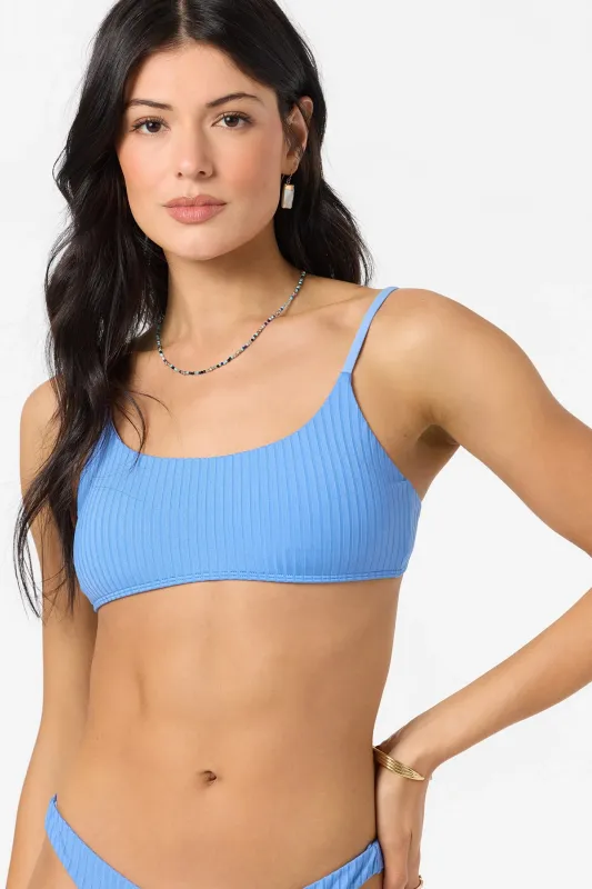 O`Neill Shorebreak Rib Surfside Bralette Top - Azurine sold by Sun Diego Boardshops