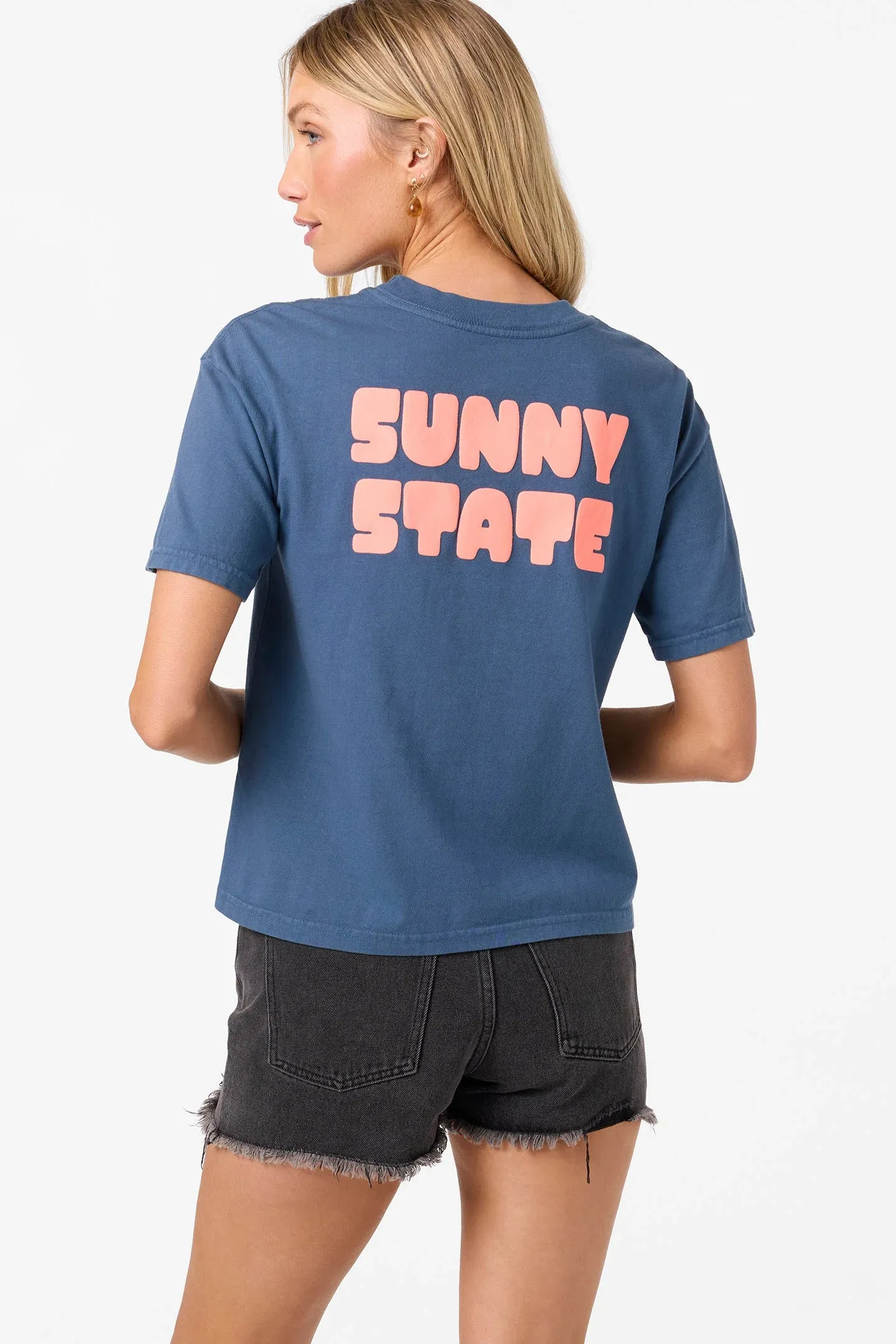 O`Neill O'Riginals Sunny State Easy Tee - Blue Fusion sold by Sun Diego Boardshops product image thumbnail 2