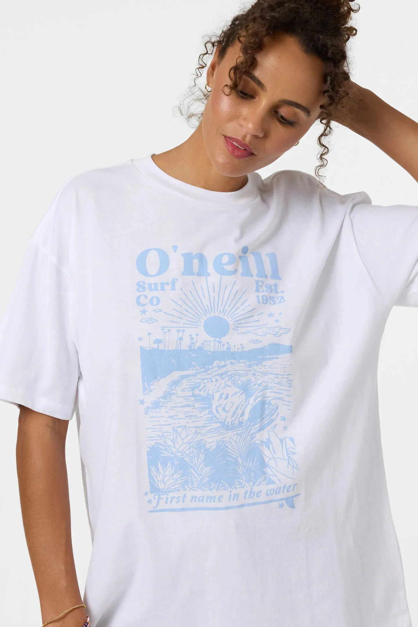 O`Neill Chore Break Oversized Tee - White sold by Sun Diego Boardshops product image thumbnail 3