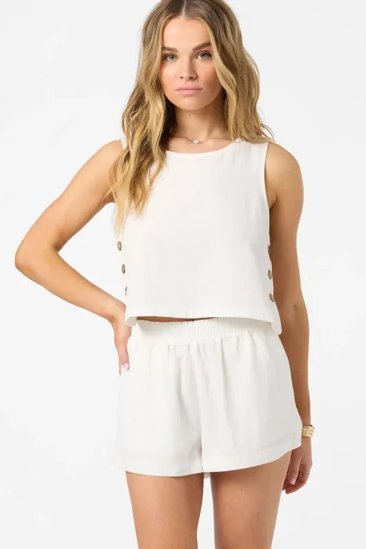 O`Neill Sanders Beach Shorts - White sold by Sun Diego Boardshops