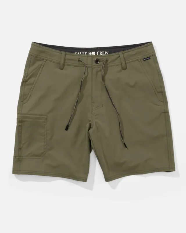 Salty Crew Transom 19" Tech Short - Dusty Olive made by Salty Crew