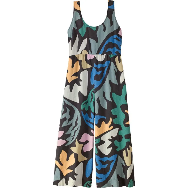 Patagonia Garden Island Jumpsuit - Abstract Kaleido Big: Black made by Patagonia