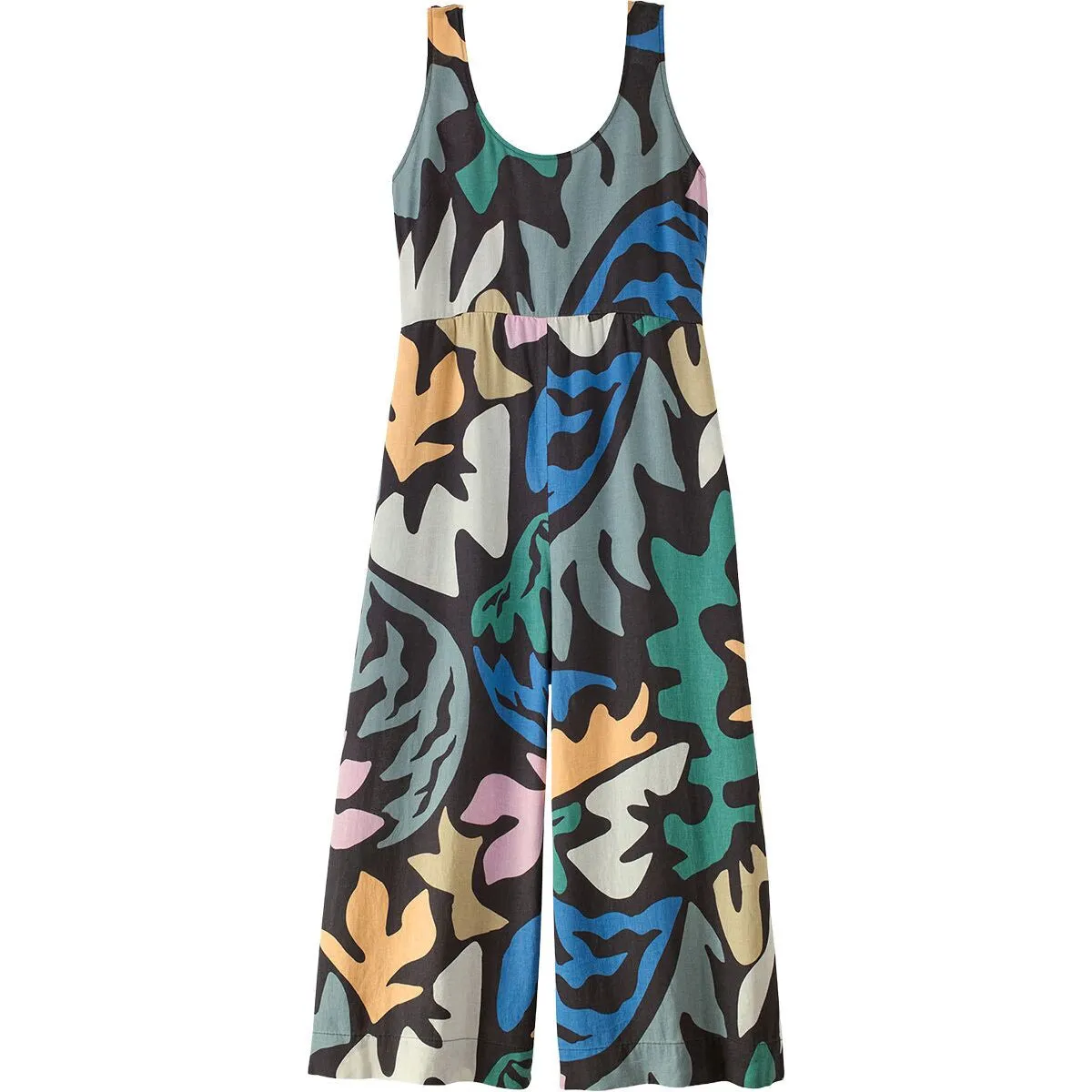 Patagonia Garden Island Jumpsuit - Abstract Kaleido Big: Black sold by Sun Diego Boardshops