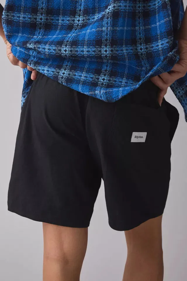 Rhythm Textured Linen Jam Shorts - Black sold by Sun Diego Boardshops product image thumbnail 2