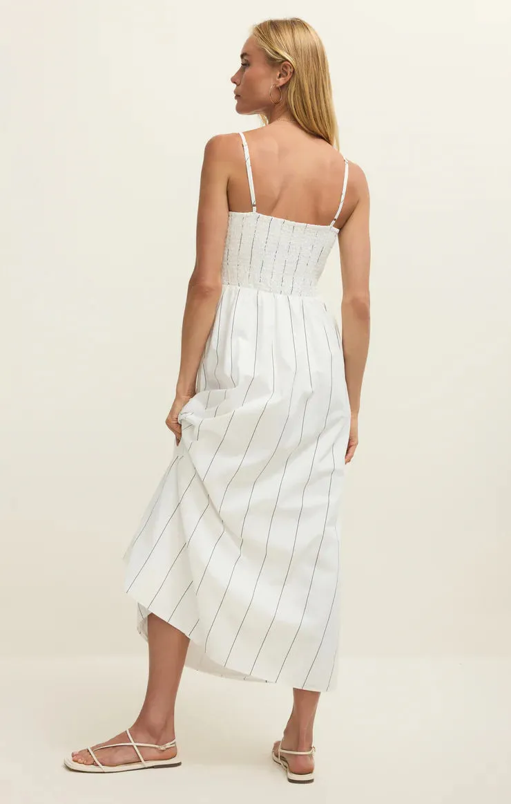 Z-Supply Bayside Stripe Maxi Dress - White sold by Sun Diego Boardshops product image thumbnail 4