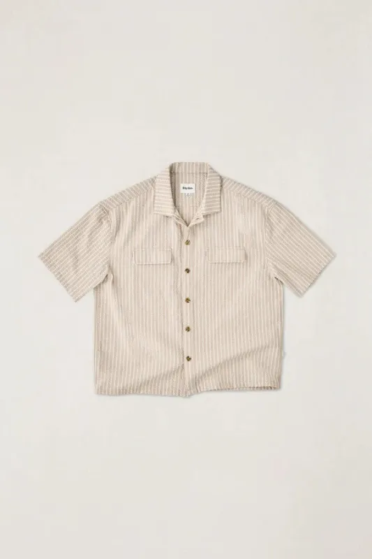 Rhythm Floragraph Short Sleeve Shirt - Incense made by Rhythm.