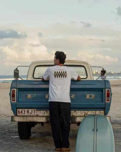 Rhythm Poolroom Vintage Graphic Tee - White sold by Sun Diego Boardshops product image thumbnail 3