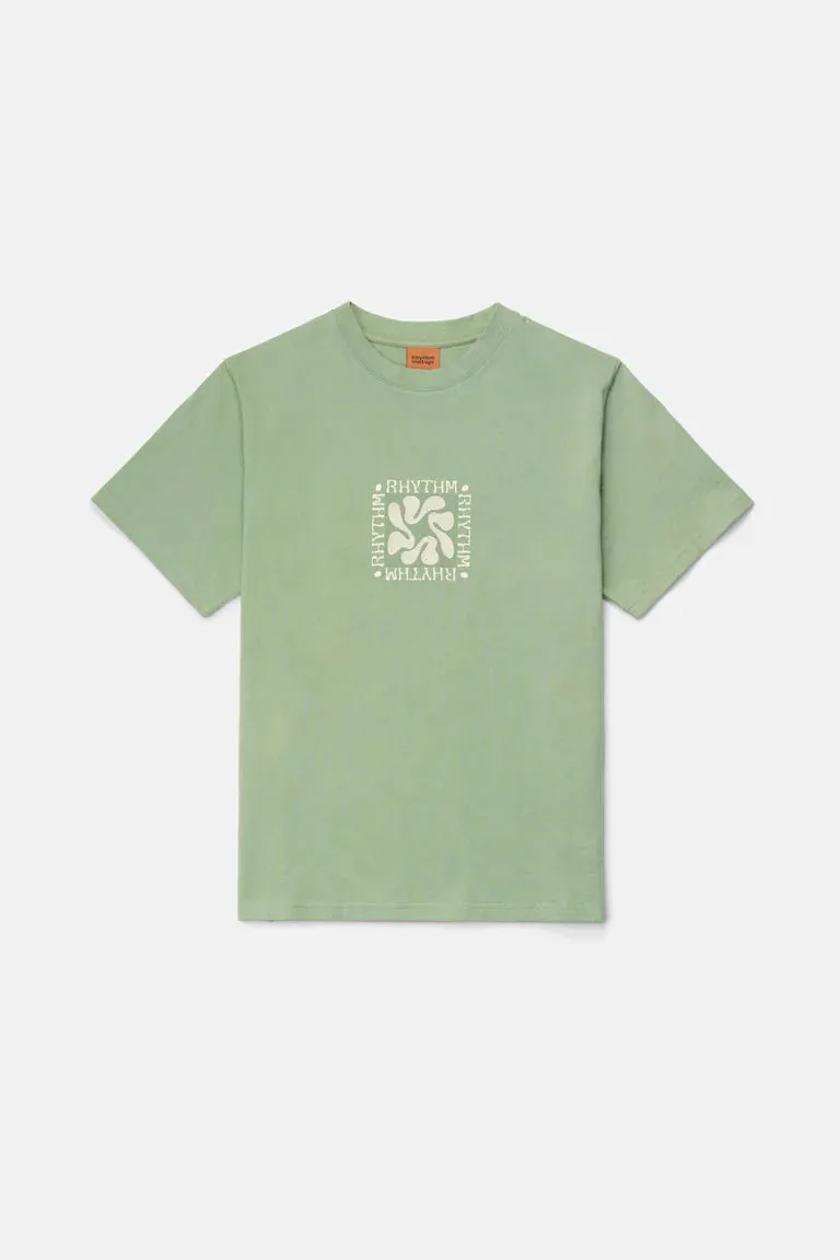 Rhythm Grange Vintage Short Sleeve T-Shirt - Sage sold by Sun Diego Boardshops