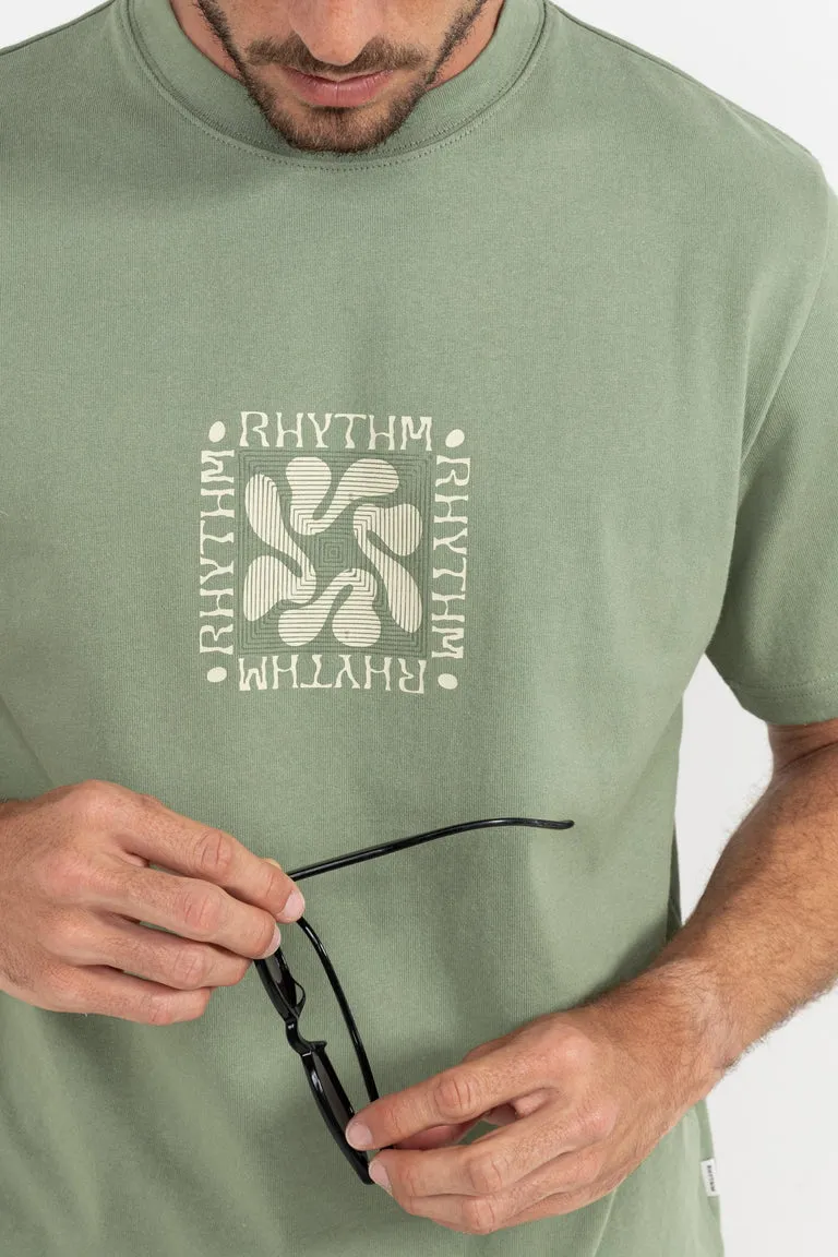 Rhythm Grange Vintage Short Sleeve T-Shirt - Sage sold by Sun Diego Boardshops product image thumbnail 2