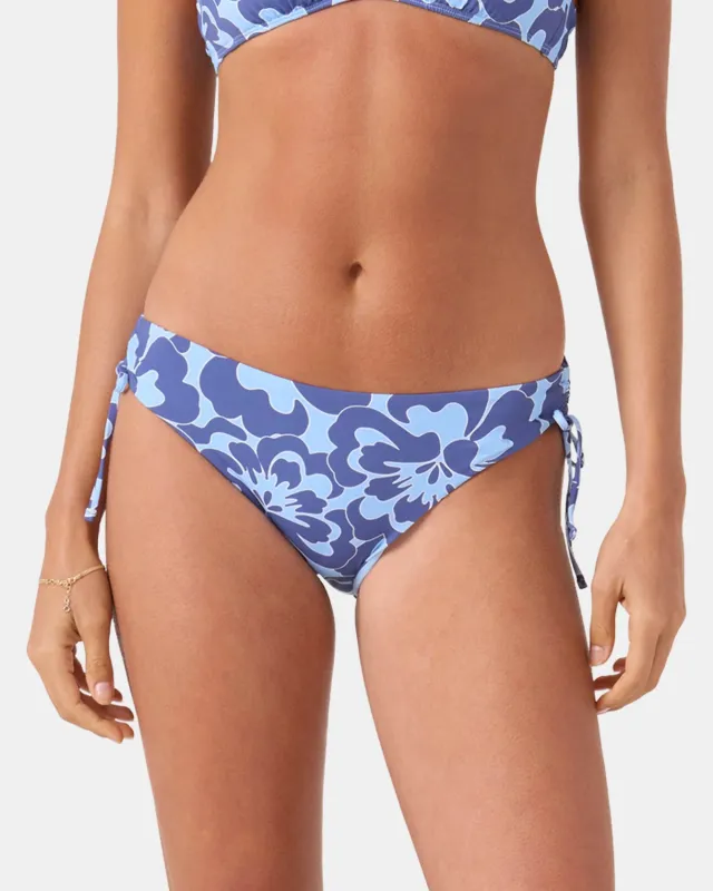 Roxy Tropic Drift Lace Hipster Full Bikini Bottom - Blue Combo sold by Sun Diego Boardshops