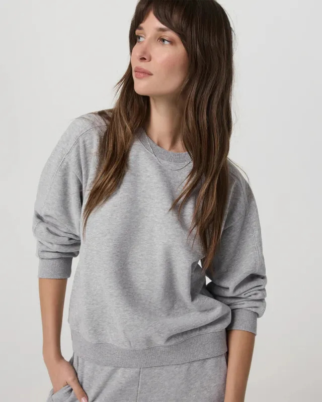 Vuori Sedona Seams Crew - Light Heather Grey sold by Sun Diego Boardshops