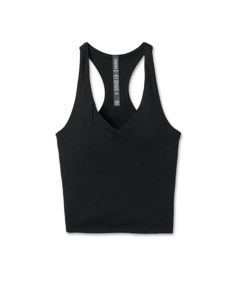 Vuori Halo Performance Crop 2.1 - Black Heather sold by Sun Diego Boardshops product image thumbnail 4
