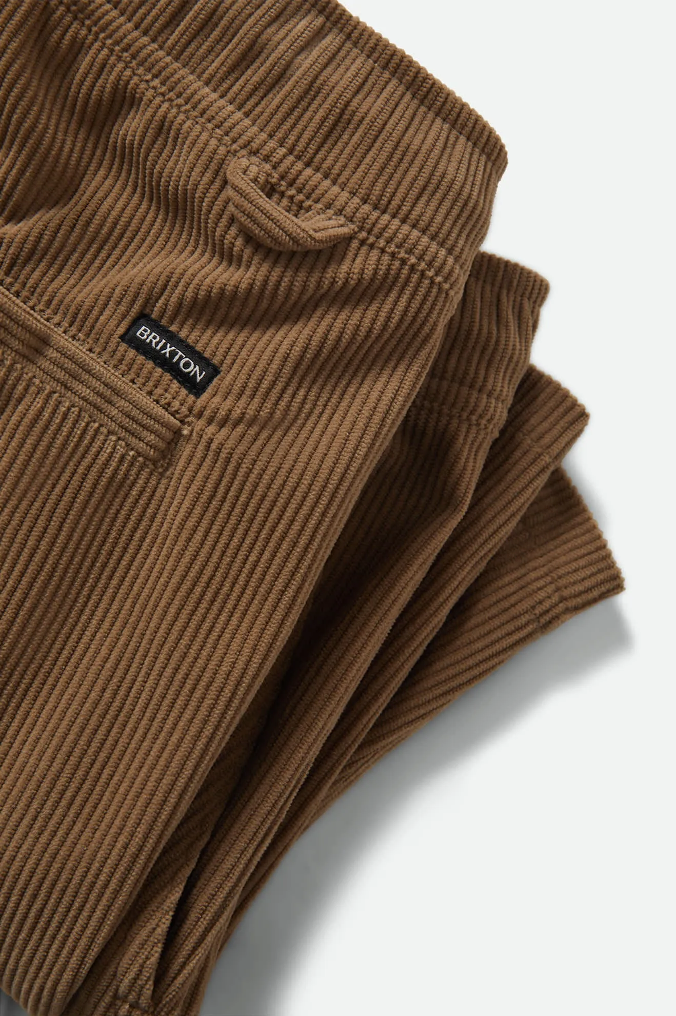 Brixton Everyday Corduroy Short - Vintage Khaki sold by Sun Diego Boardshops product image thumbnail 4