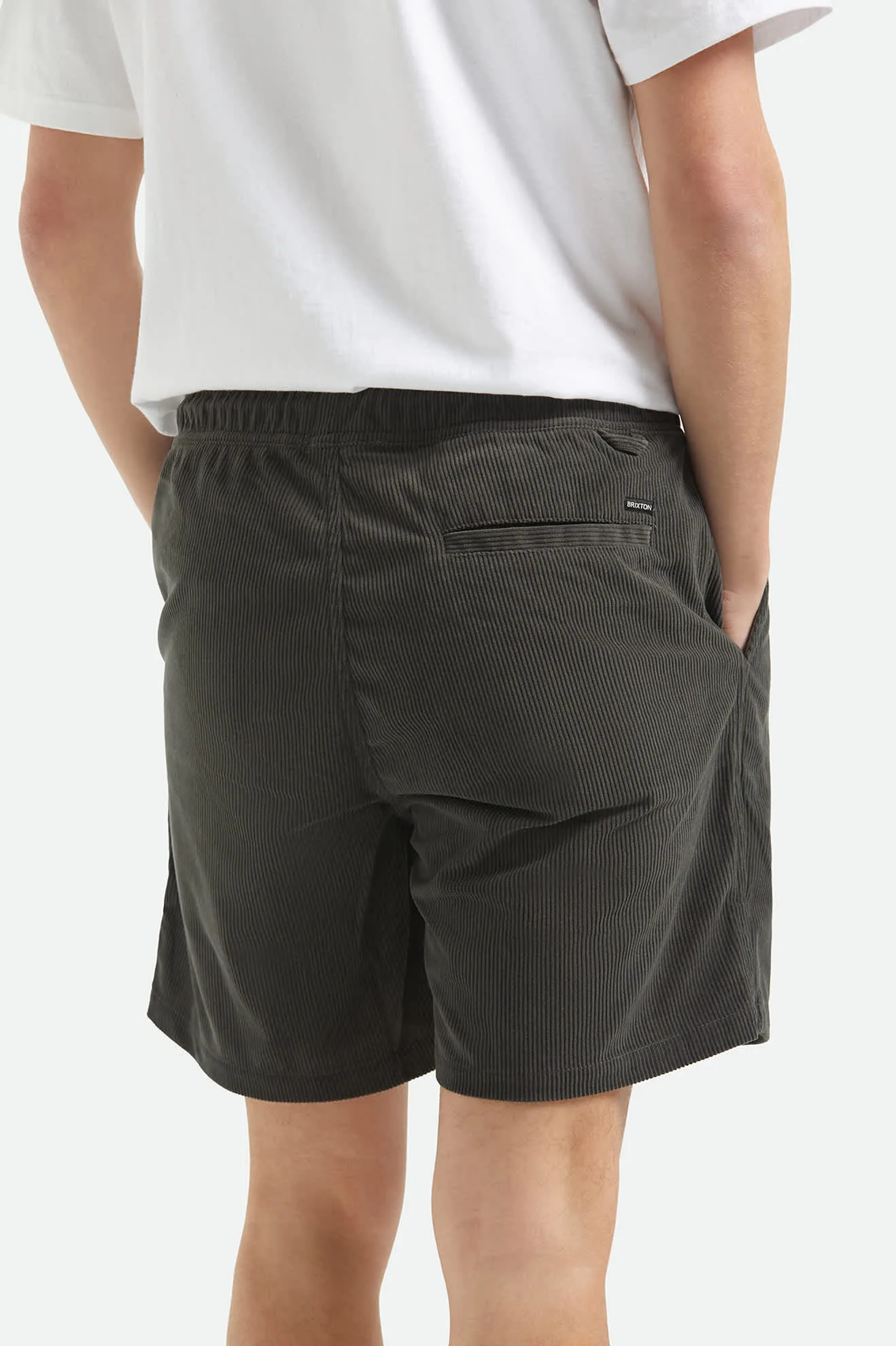 Brixton Everyday Corduroy Short - Vintage Black sold by Sun Diego Boardshops product image thumbnail 4