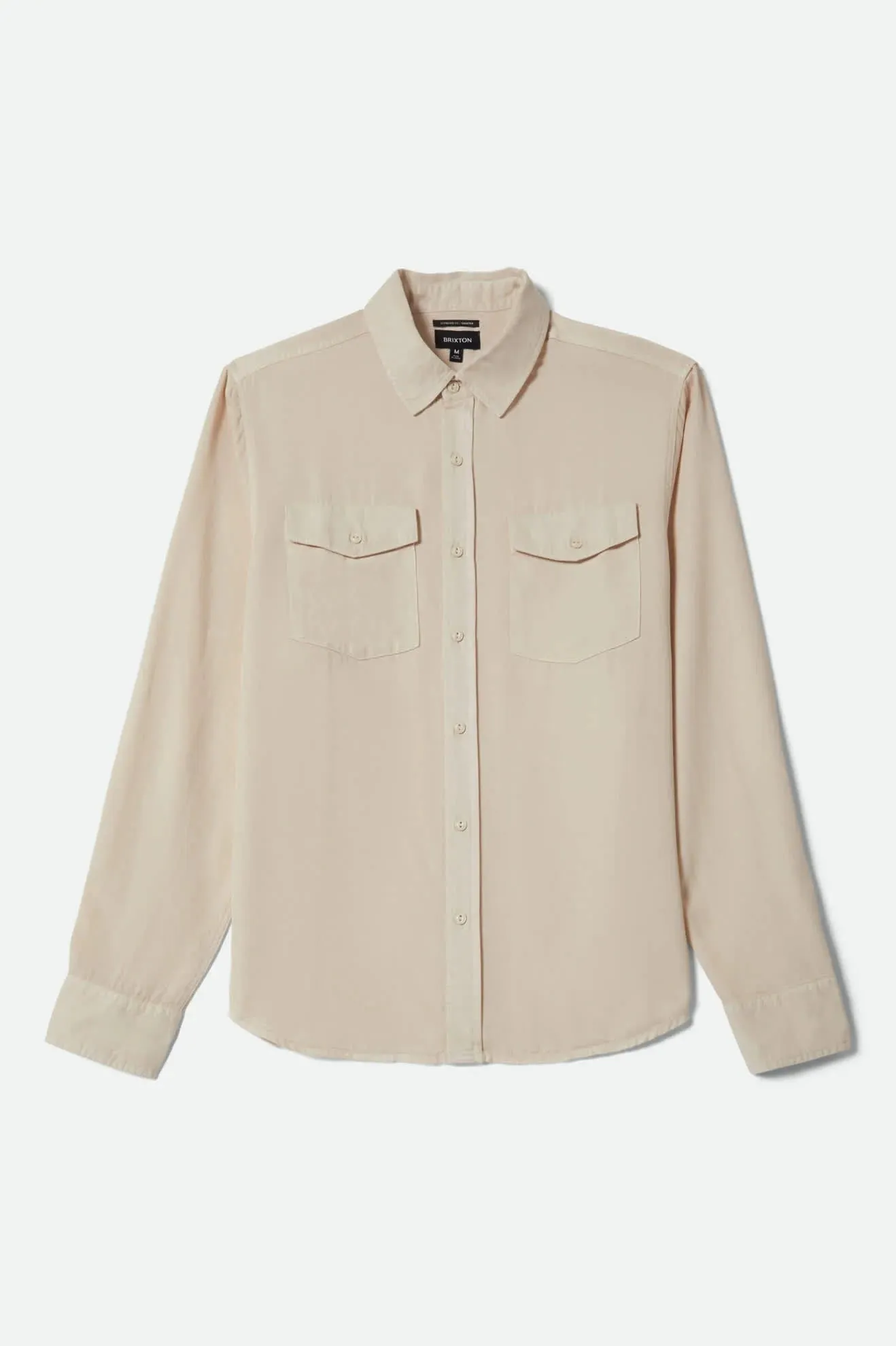 Brixton Cool Comfort Wayne Shirt - White Cap sold by Sun Diego Boardshops