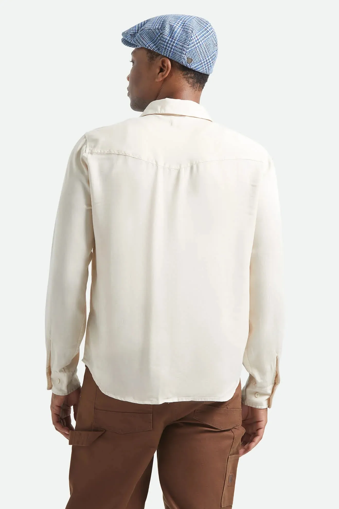 Brixton Cool Comfort Wayne Shirt - White Cap sold by Sun Diego Boardshops product image thumbnail 3