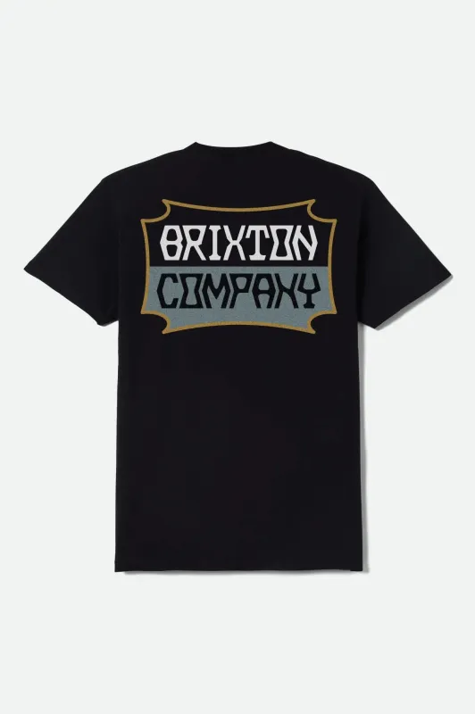 Brixton Pillar Shirt - Black sold by Sun Diego Boardshops