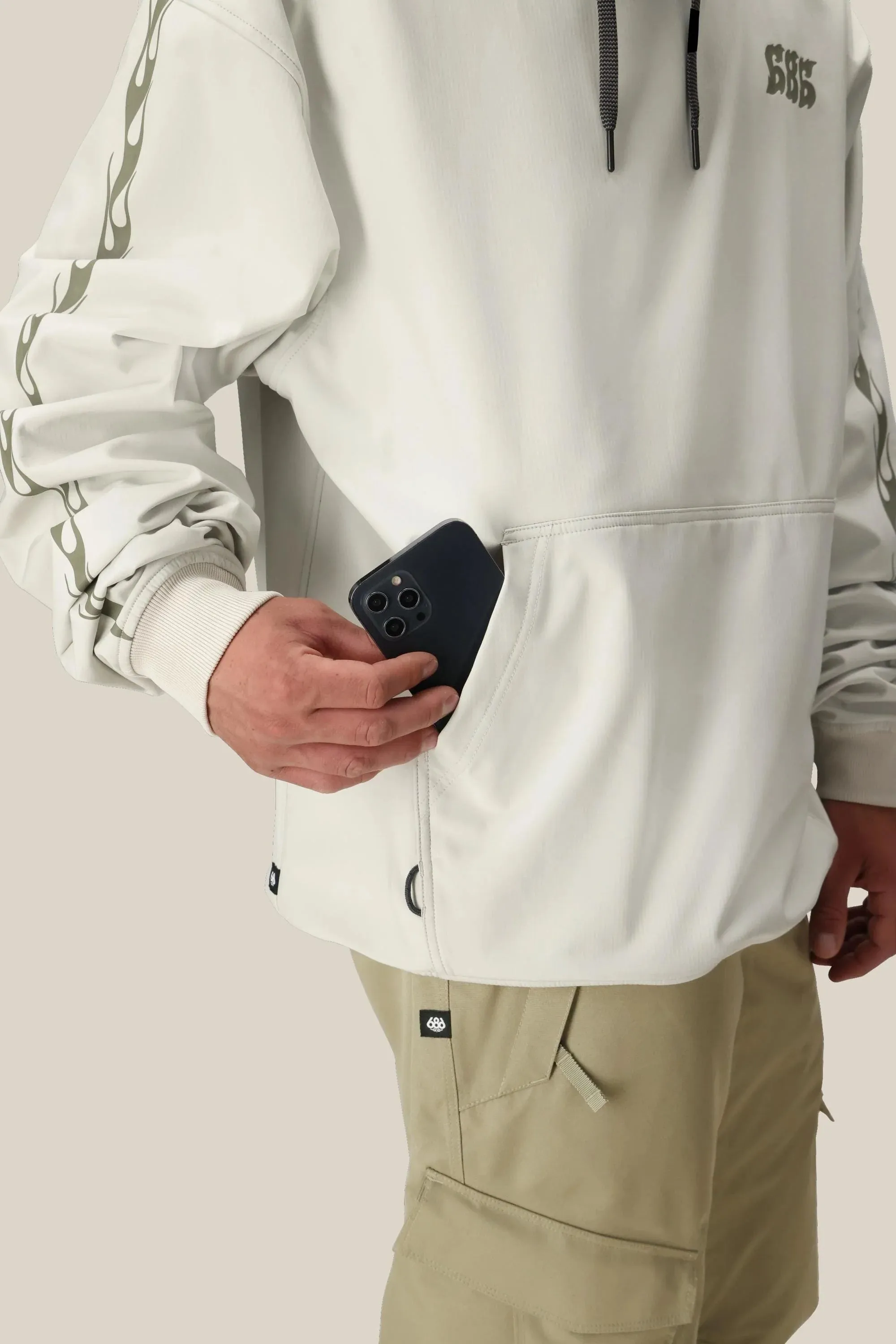 686 Waterproof Team Hoody - Limestone sold by Sun Diego Boardshops product image thumbnail 4