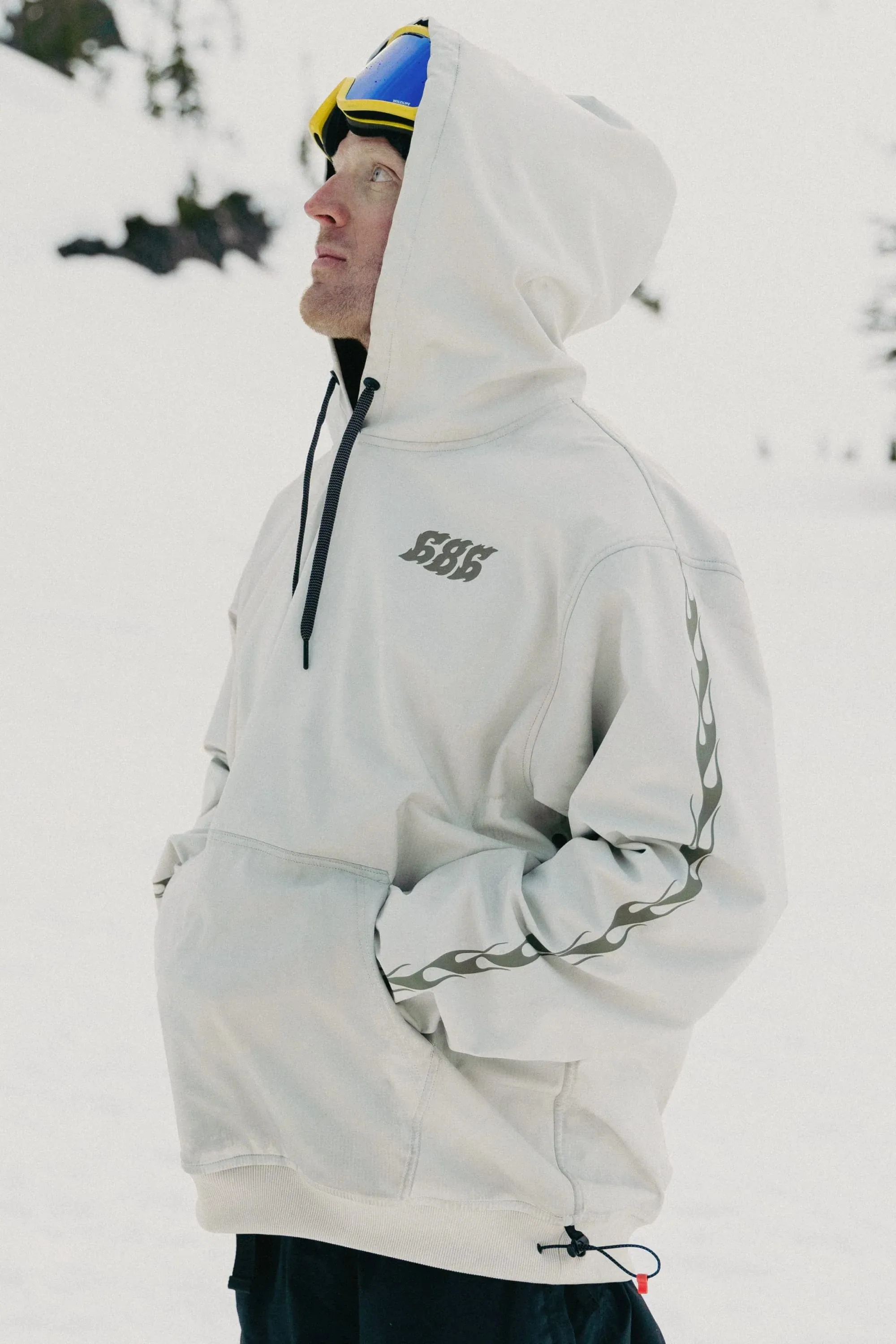 686 Waterproof Team Hoody - Limestone sold by Sun Diego Boardshops