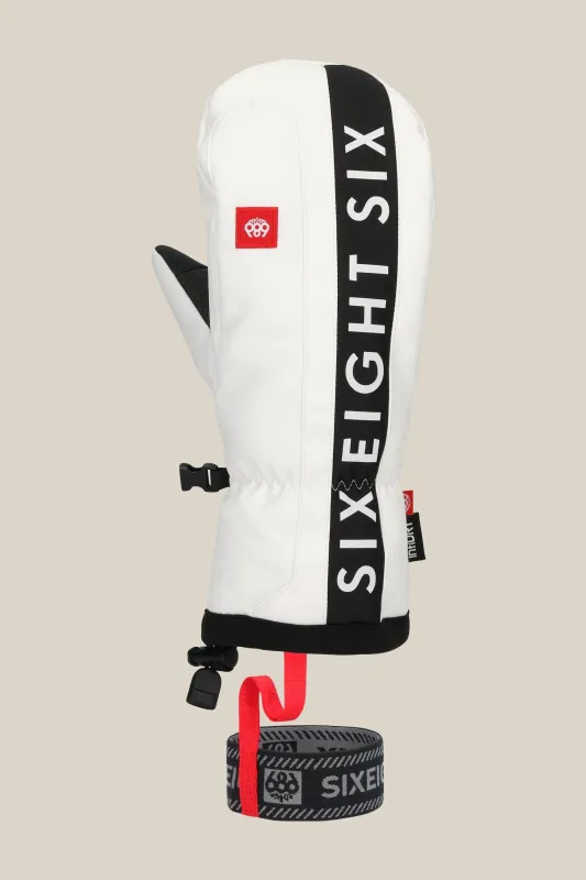 686 Team Merino Mitt - White made by 686