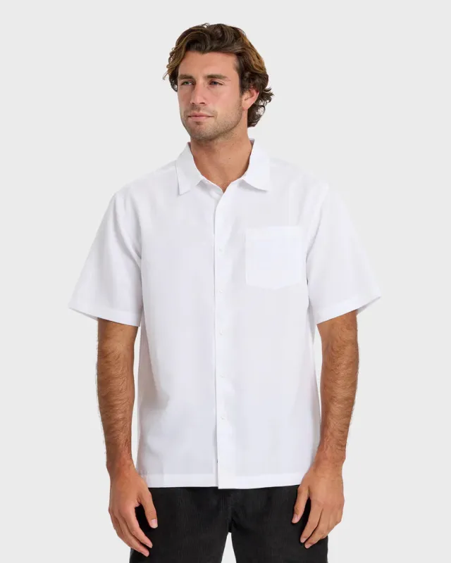 Quiksilver Waterman Waterman Centinela Premium Anti-Wrinkle Shirt - White made by Quiksilver