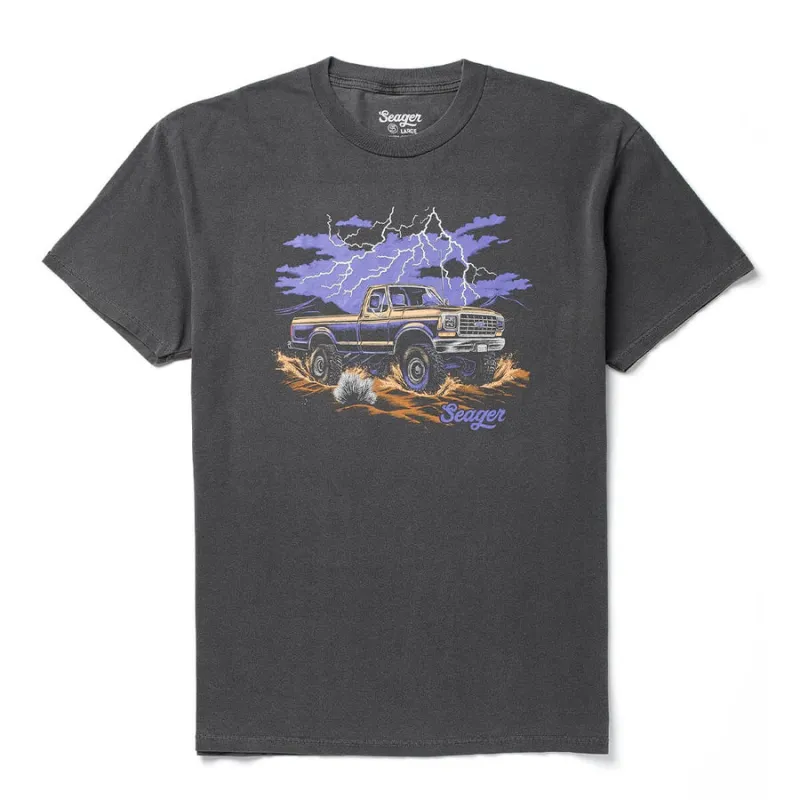 Seager Mud Romp Tee - Pigment Black made by Seager