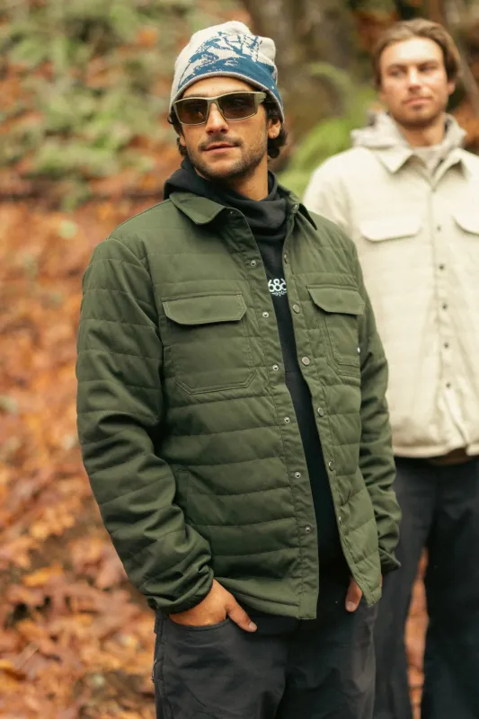 686 Thermaldry Snap-Up Shirt - Dark Green made by 686