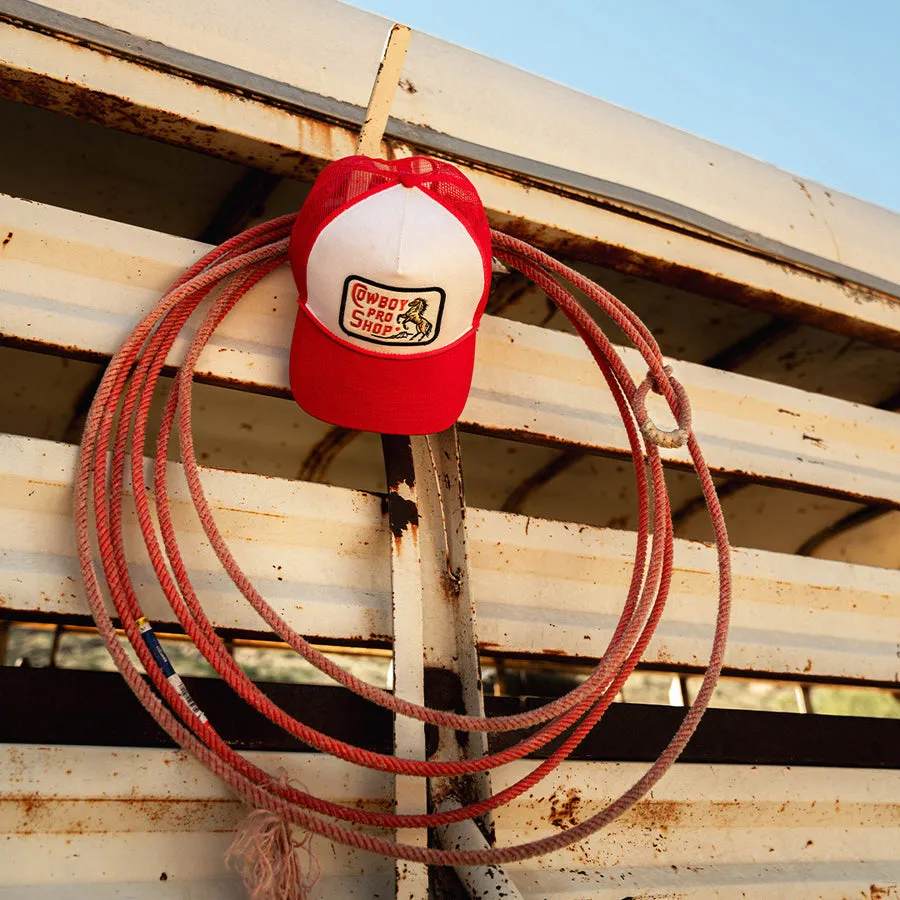 Sendero Cowboy Pro Shop Hat - White/Red sold by Sun Diego Boardshops product image thumbnail 3