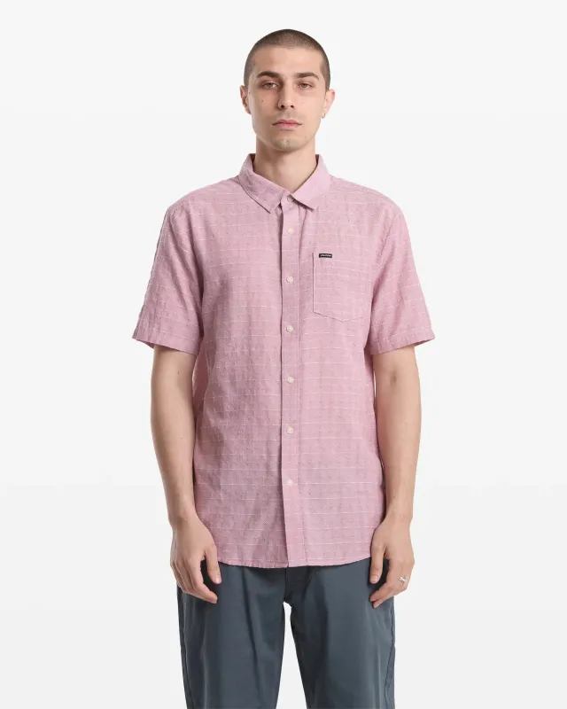 Volcom Bankstone II Short Sleeve Shirt - Stone Rose made by Volcom